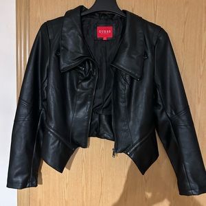 Guess Leather Jacket Size L. New with no tags